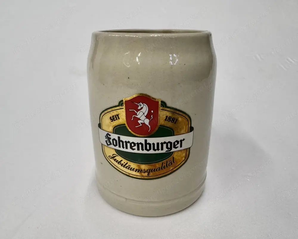 Fohrenburger Steinkrug, Humpen, Bierseidel, Krügel