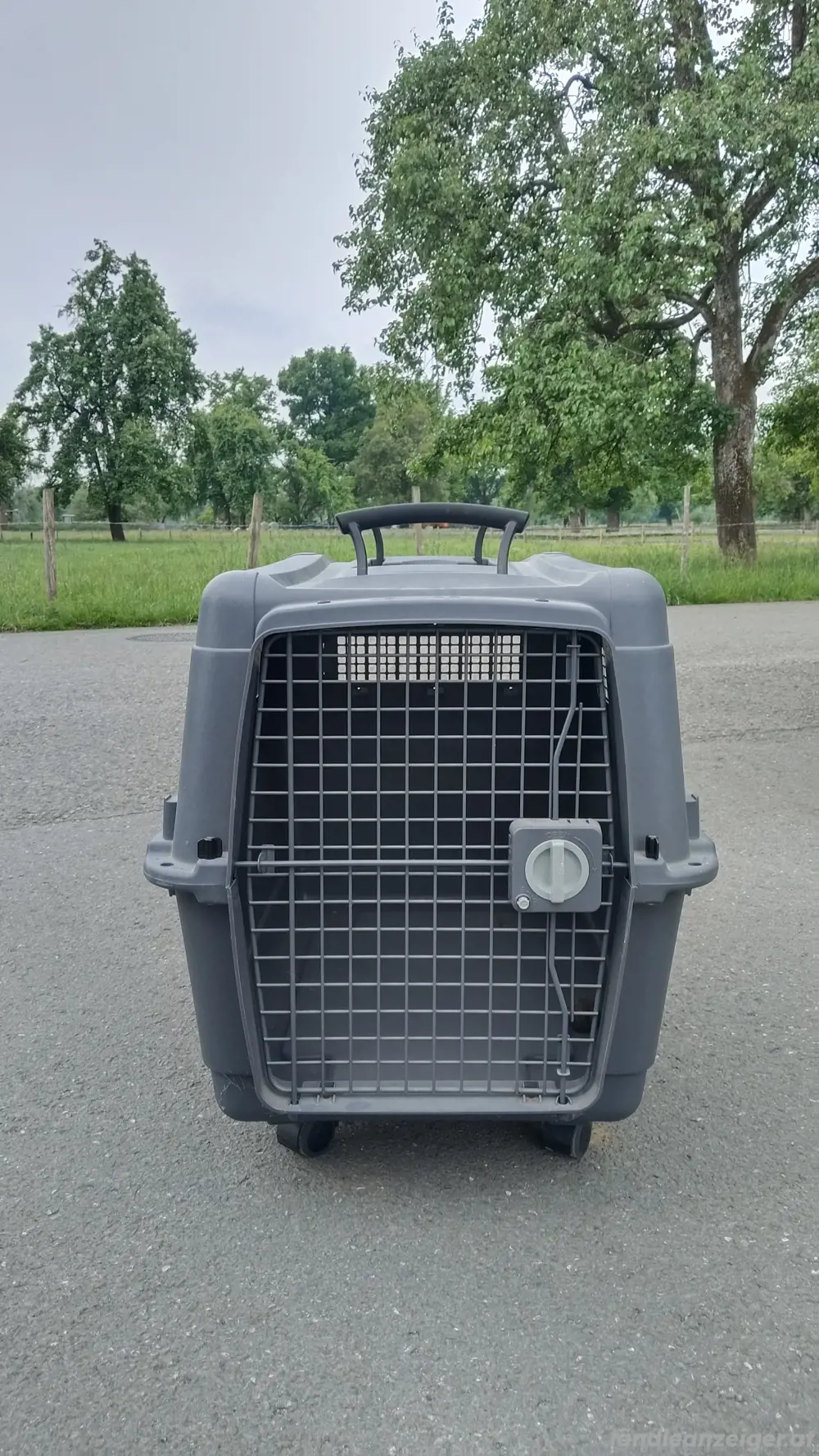 Hundebox, Farbe Grau, (L=75cm, B=50cm, H=60cm) Hundebox, Farbe Grau, (L=75cm, B=50cm, H=60cm)