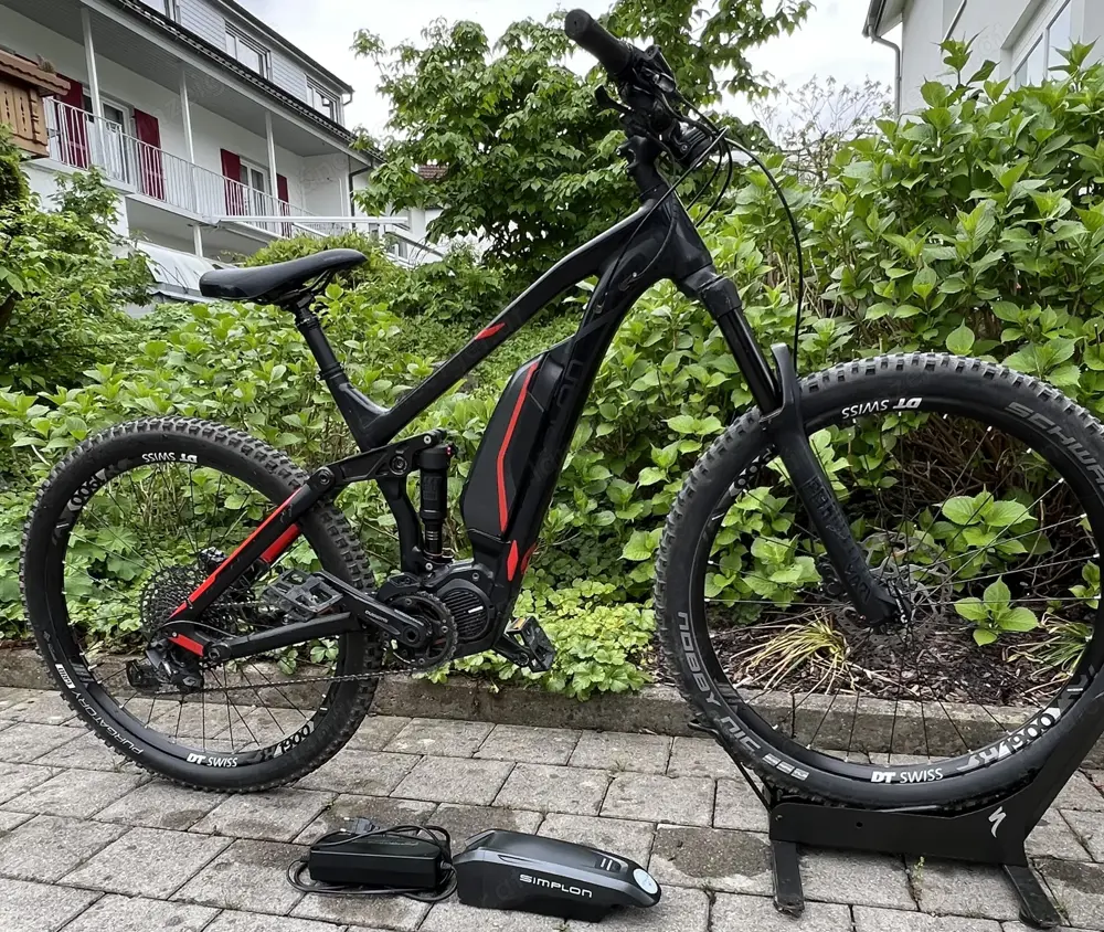 Simplon Steamer Alu GX1 Elektro Moutain-Bike mit originalem Zusatzakku Simplon Steamer Alu GX1 Elektro Moutain-Bike mit originalem Zusatzakku