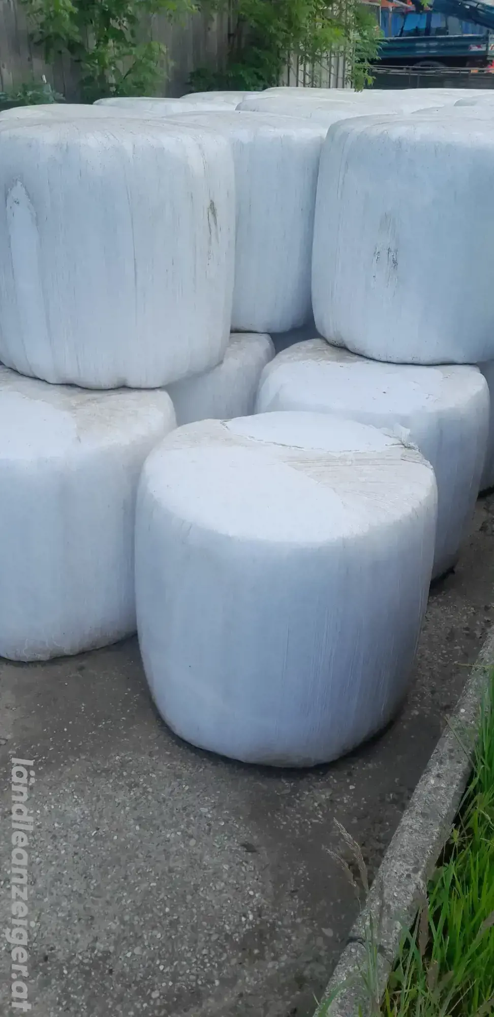 Siloballen, Heuballen, Traktor Siloballen, Heuballen, Traktor