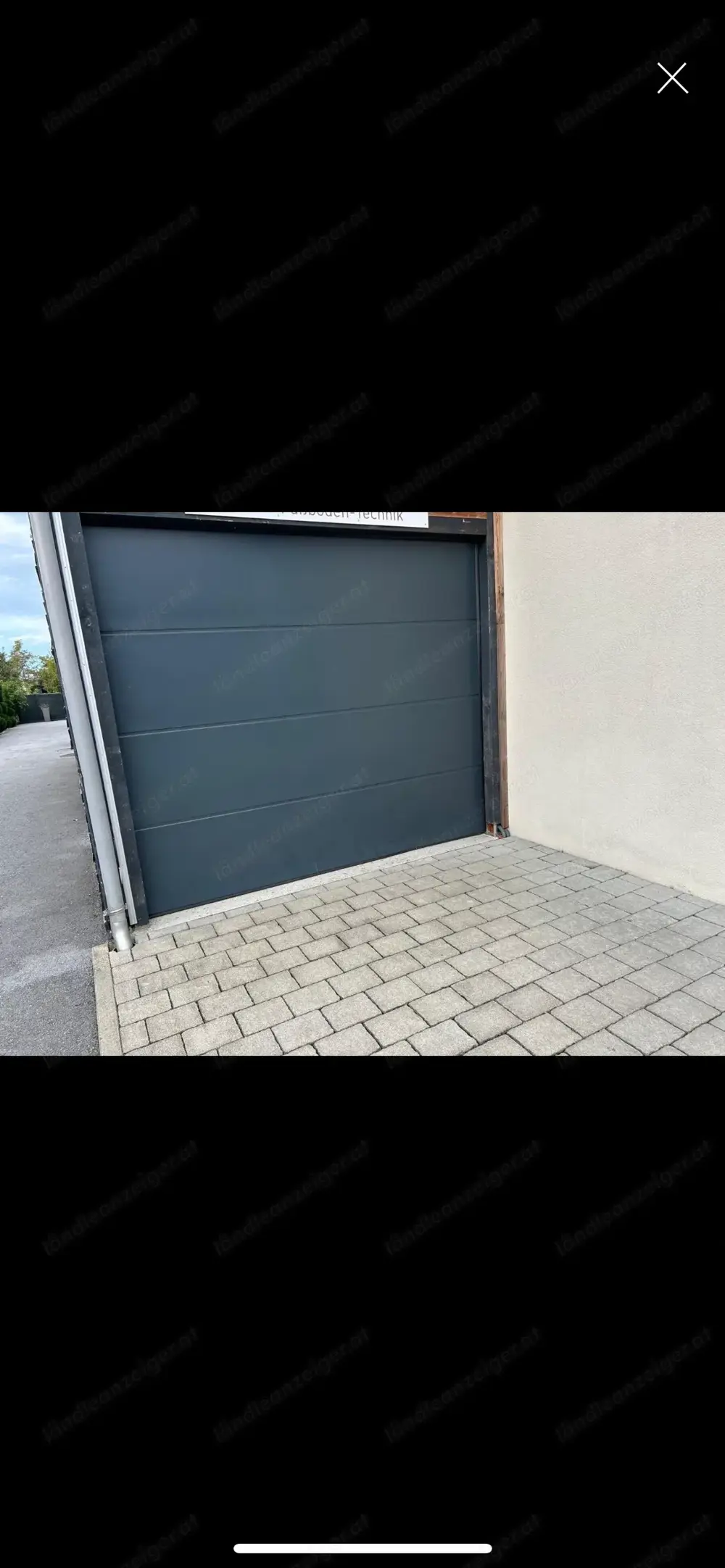 Sektionaltor in Anthrazit Sektionaltor in Anthrazit