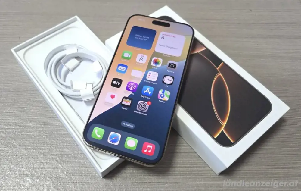 Iphone 16 Pro Max 256GB - Desert Titanium - Wie Neu - Rechnung Iphone 16 Pro Max 256GB - Desert Titanium - Wie Neu - Rechnung