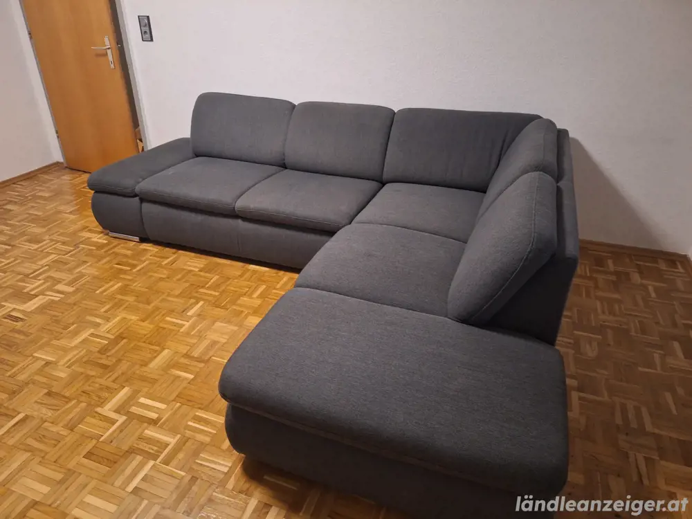Sofa Couch L-Form mit Bettfunktion