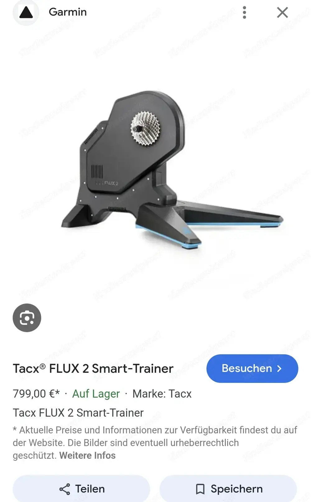 Garmin tacx flux 2 smart Garmin tacx flux 2 smart