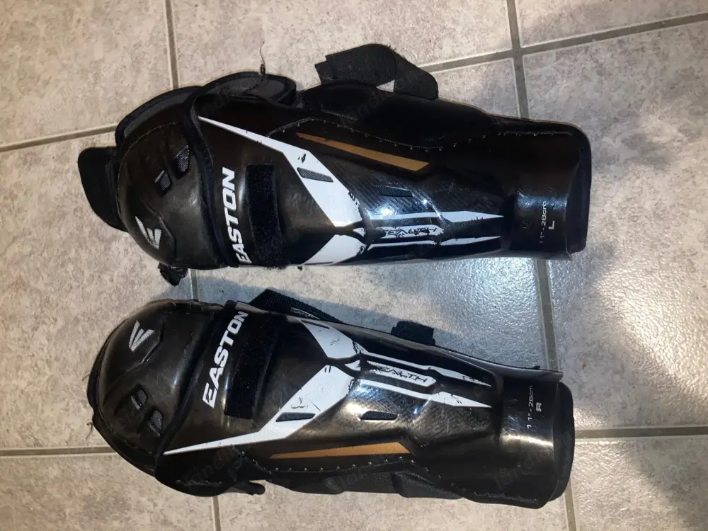 Eishockey Schoner Junior 11 Zoll (28cm) Easton Schienbeinschützer Eishockey Schoner Junior 11 Zoll (28cm) Easton Schienbeinschützer