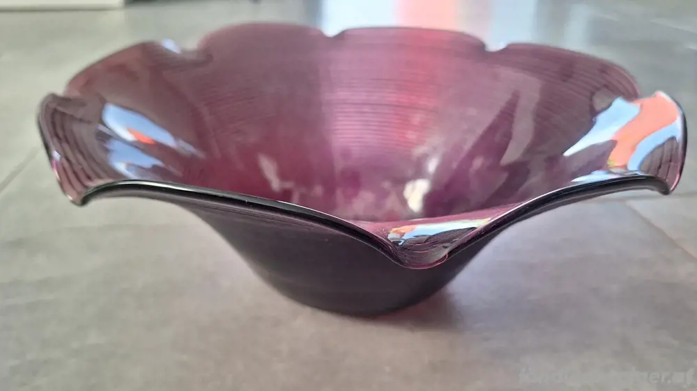 violette Obstschale violette Obstschale