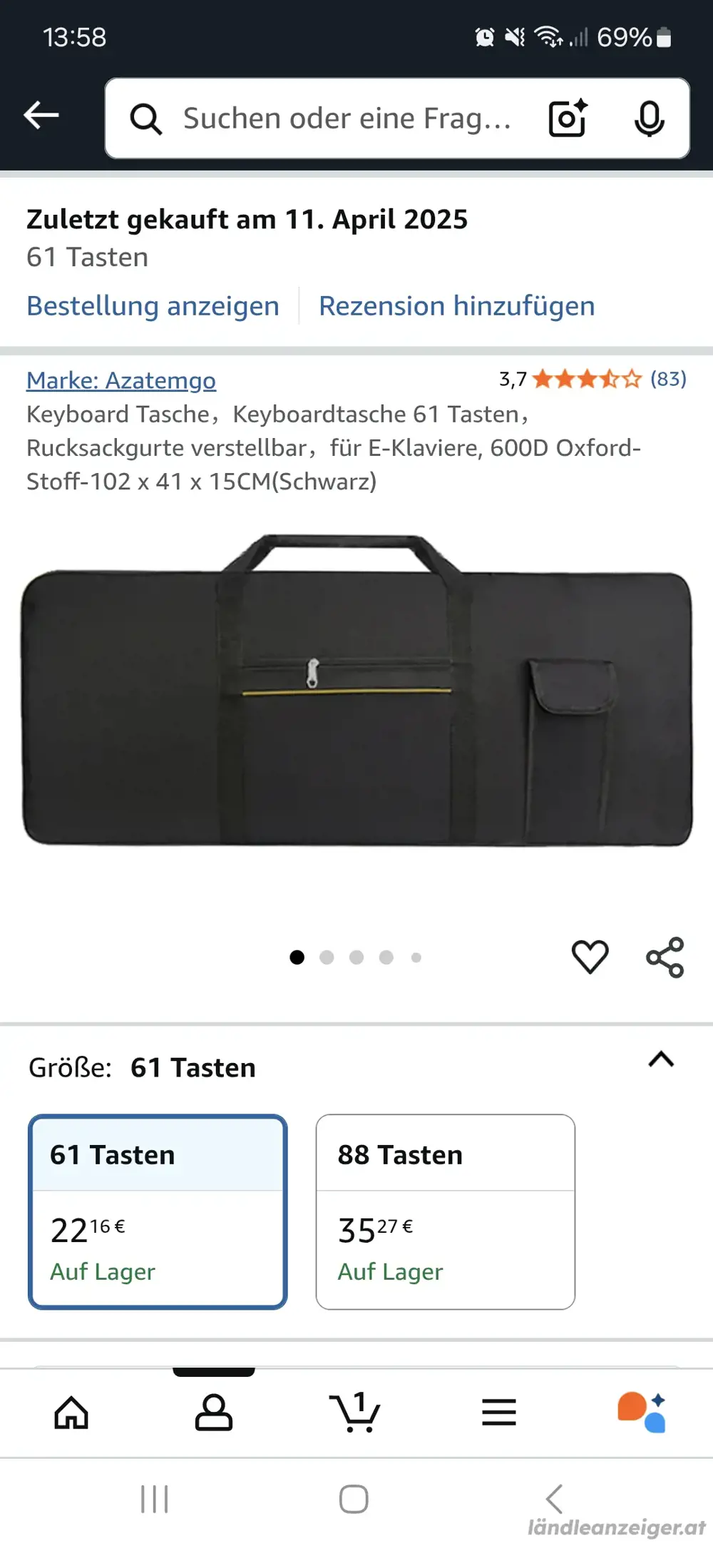 Keyboardtasche 61 tasten Keyboardtasche 61 tasten