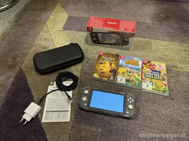 Nintendo Switch lite spielkonsole mit 3 videospiel im originalverpackung Nintendo Switch lite spielkonsole mit 3 videospiel im originalverpackung