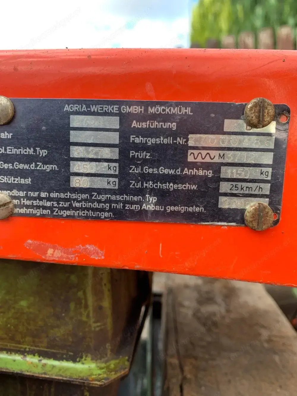 Agria Typ 2700