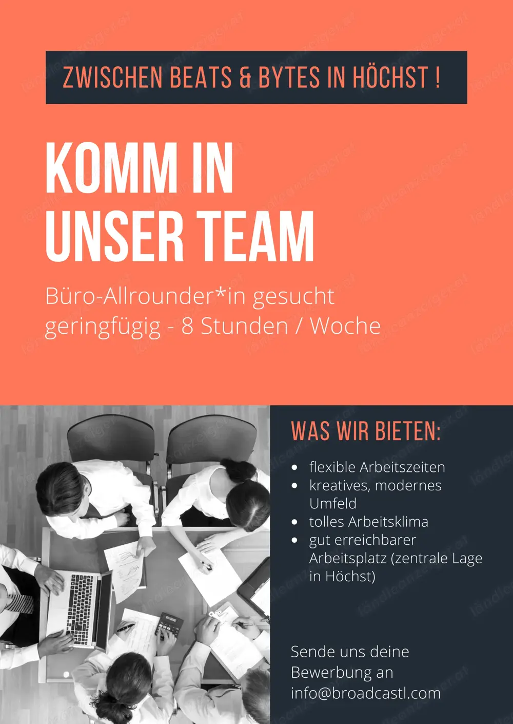 Büro-Allrounder*in (geringfügig) in Höchst gesucht! Büro-Allrounder*in (geringfügig) in Höchst gesucht!