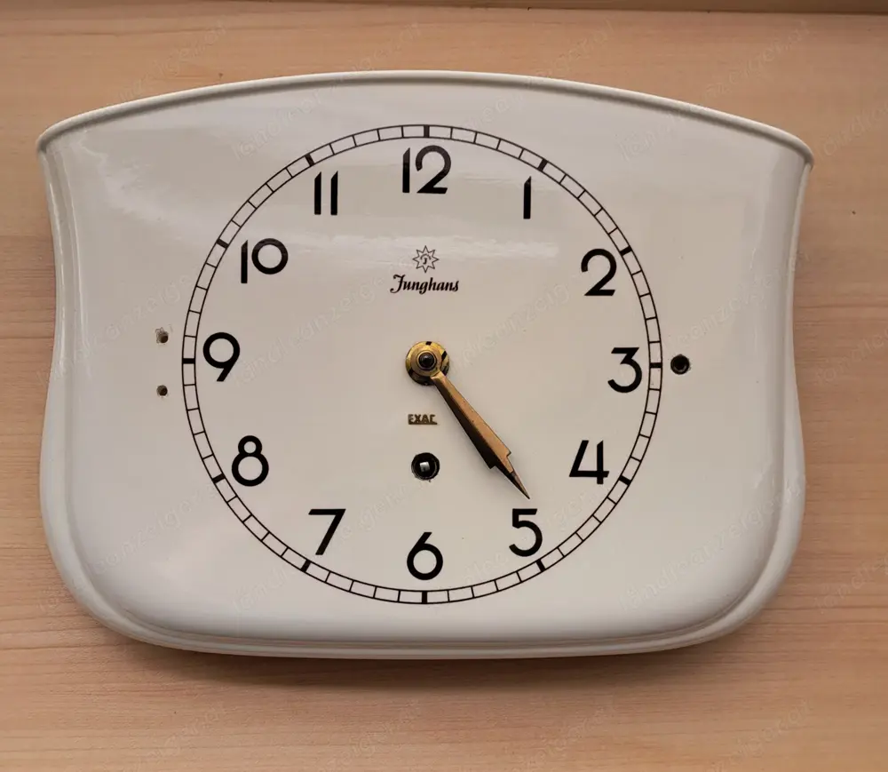 Junghans, Wanduhr, Küchenuhr, Keramik Junghans, Wanduhr, Küchenuhr, Keramik