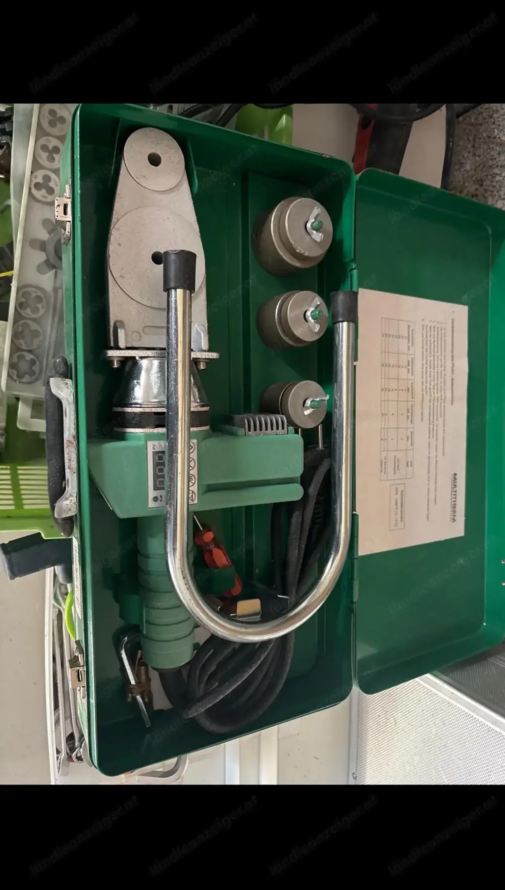 Muffenschweißgerät multitherm digital anzeige Muffenschweißgerät multitherm digital anzeige
