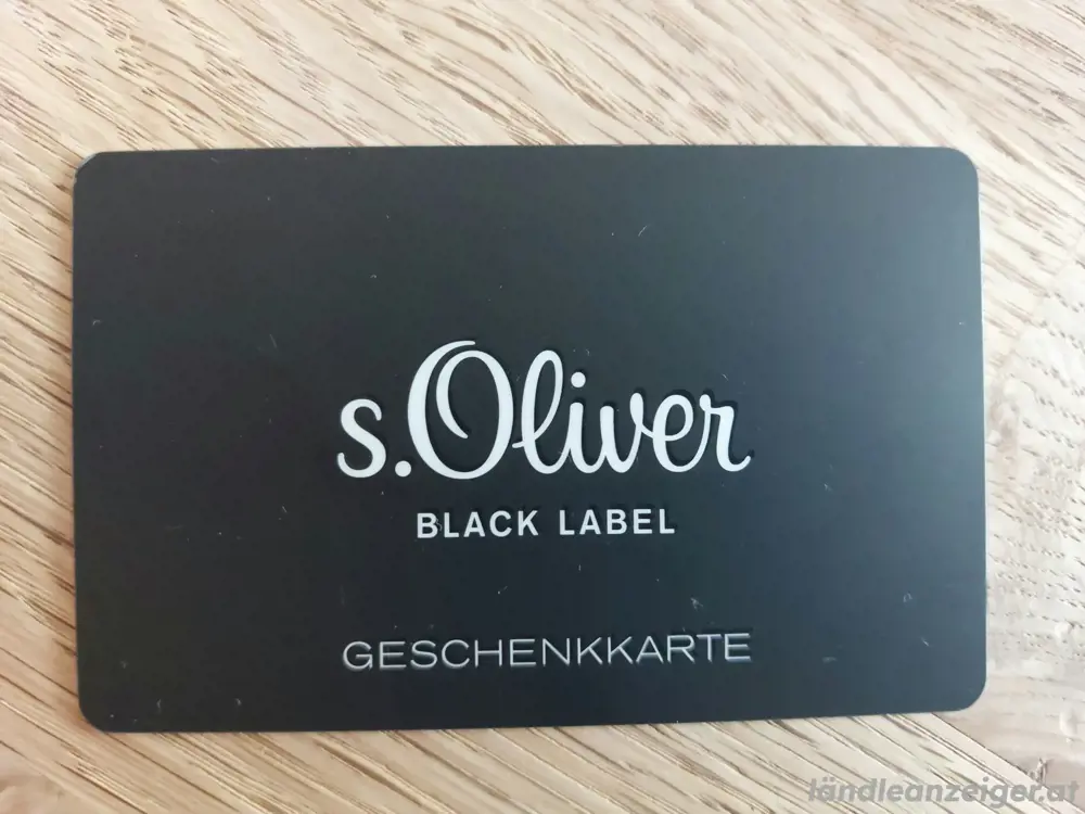s.Oliver Geschenkkarte 22.99 s.Oliver Geschenkkarte 22.99