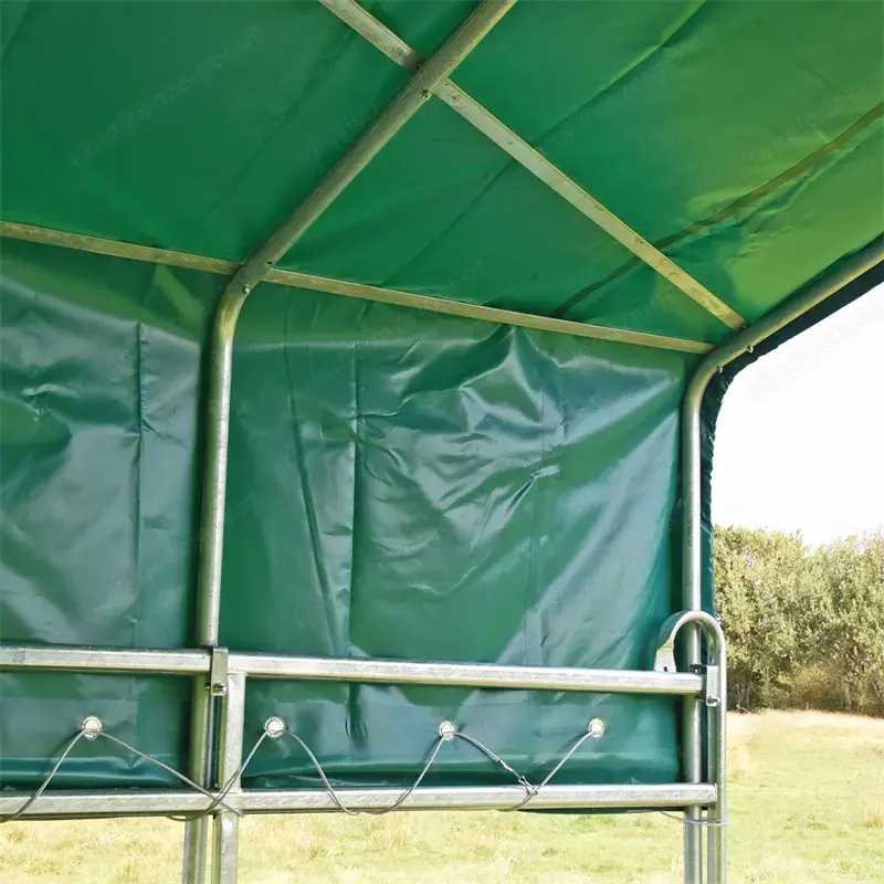 VOSS Weidezelt mit Planen, Mittelpanel und Tür VOSS Weidezelt mit Planen, Mittelpanel und Tür