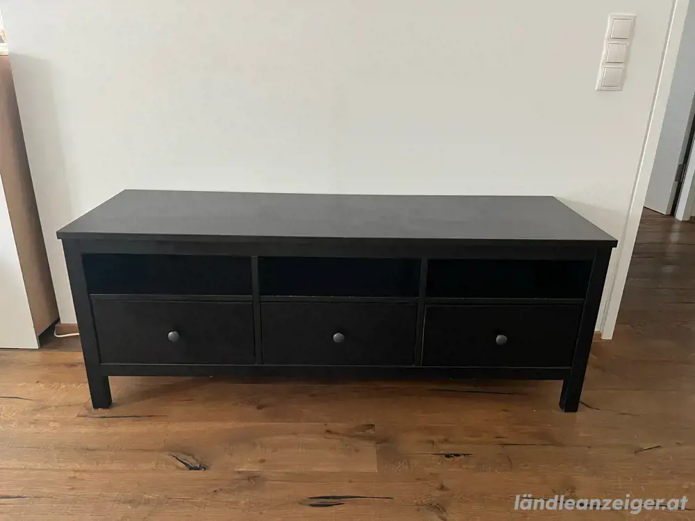 Ikea Hemnes TV Bank schwarz