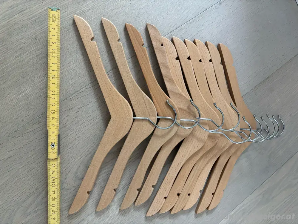 Kleiderbügel Holz klein, 10 Stück Kleiderbügel Holz klein, 10 Stück