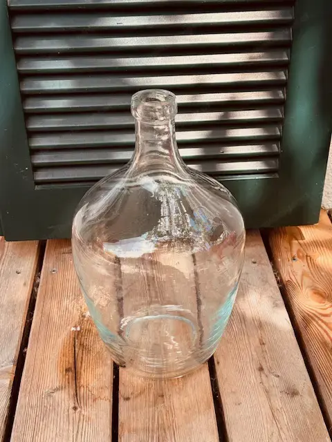 Glasballon weisses Glas Glasballon weisses Glas