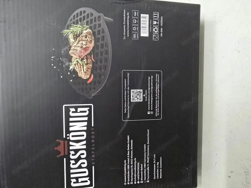 zu verkaufen Gusskönig Stapelrost