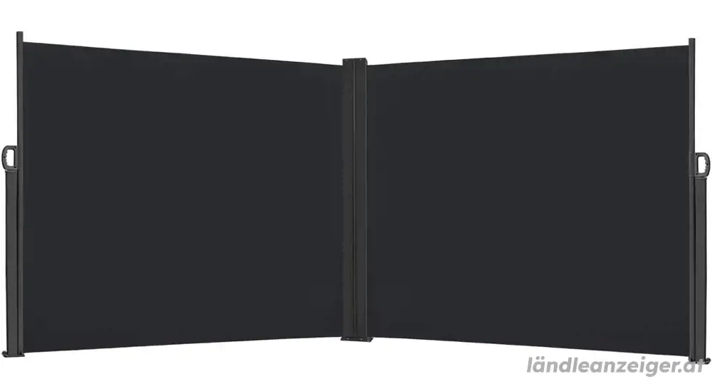 Seitenmarkiese 2x 3m anthrazitgrau 193cm hoch Seitenmarkiese 2x 3m anthrazitgrau 193cm hoch