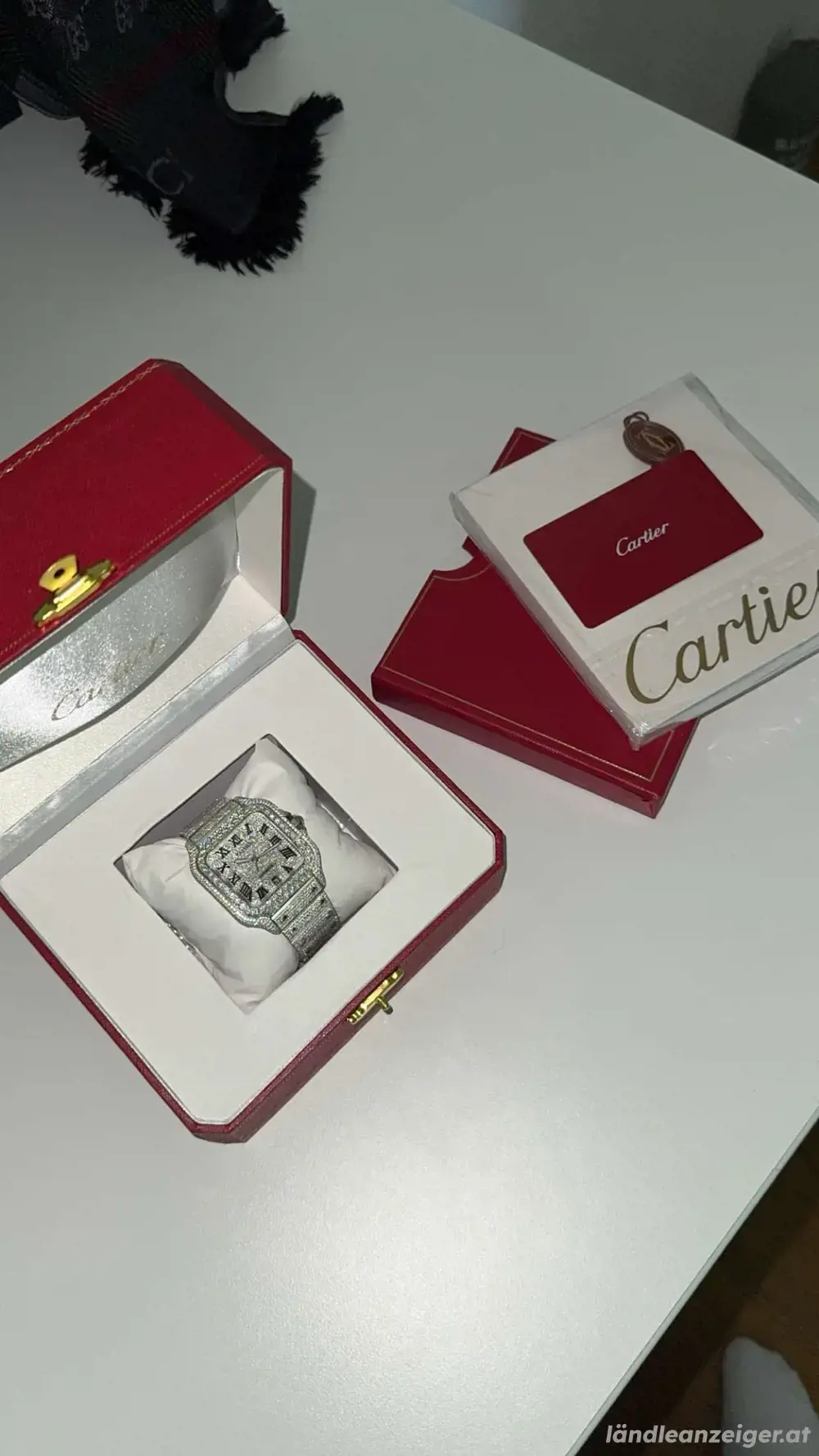 Cartier Santos Iced Out Cartier Santos Iced Out