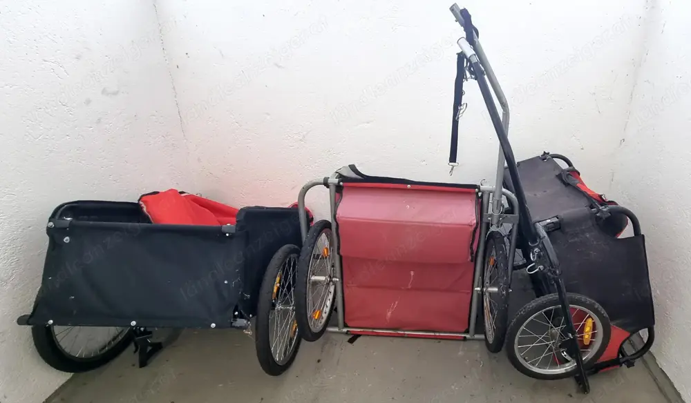 Reise- Fahrradanhänger (Hunde, Kinder)