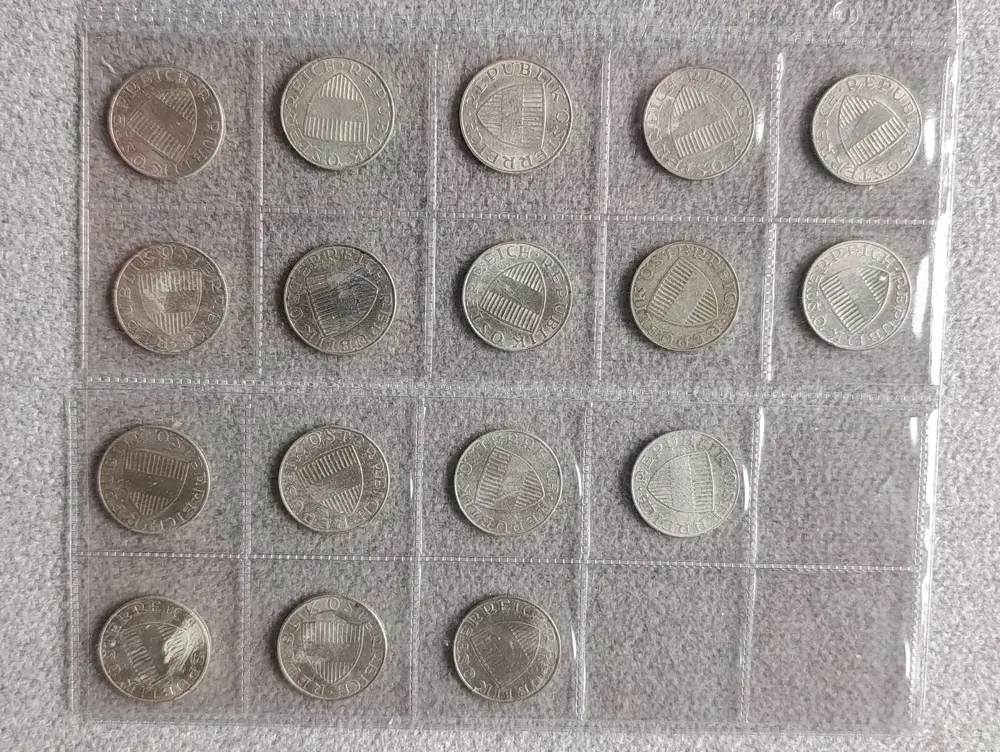 10 und 20 Schilling Münzen - Sammler 10 und 20 Schilling Münzen - Sammler