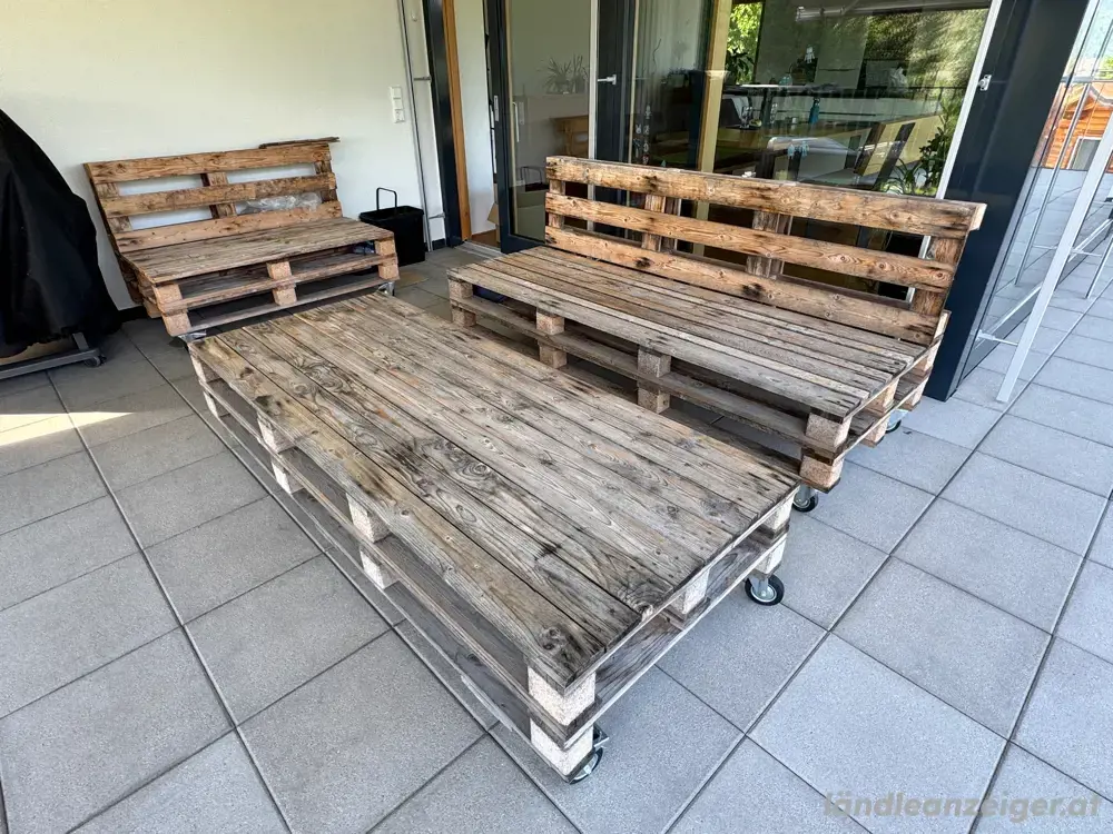 Gartenmöbel - Palettenmöbel - Paletten Lounge - Paletten Couch Gartenmöbel - Palettenmöbel - Paletten Lounge - Paletten Couch