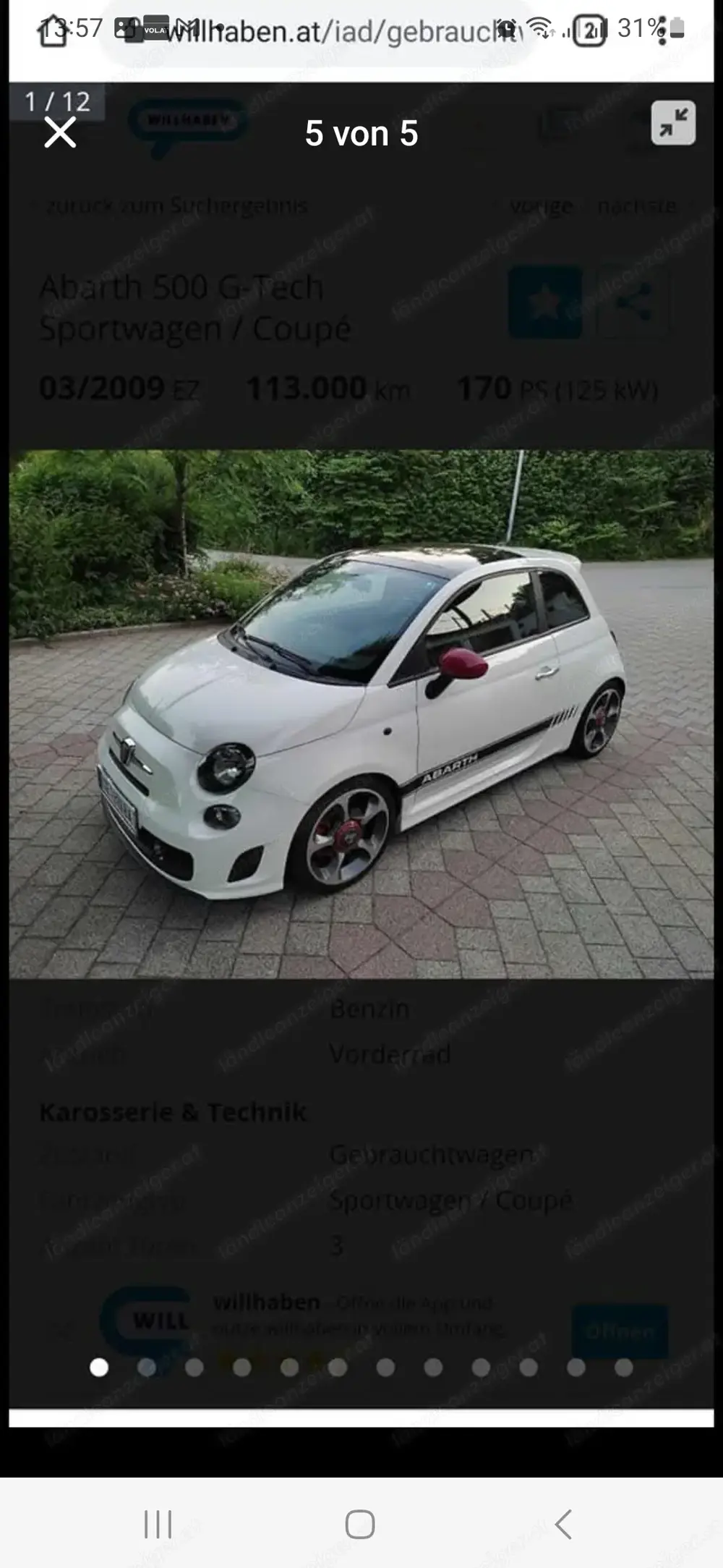 Fiat 500 abarth Fiat 500 abarth