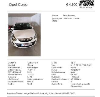 Opel Corsa Opel Corsa