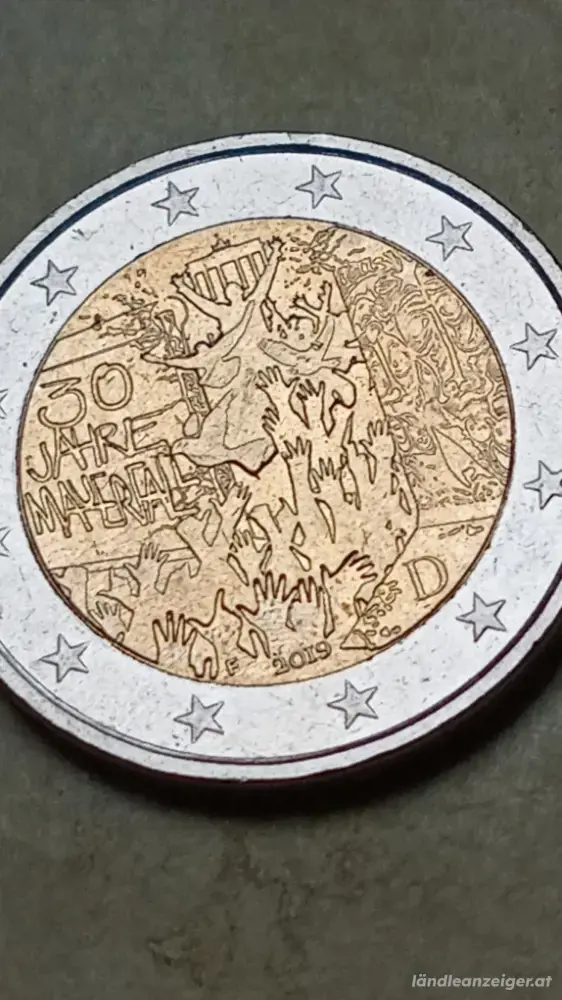 2 euro 2019 F 30 Jahre mauerffall deutschland 2 euro 2019 F 30 Jahre mauerffall deutschland
