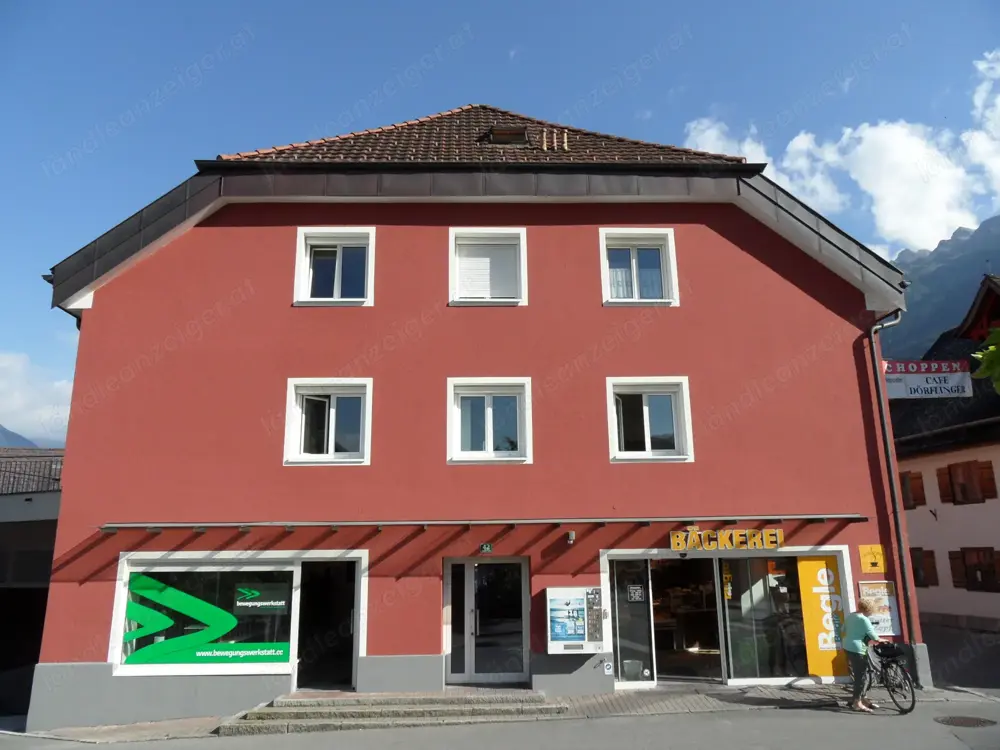 Gewerbefläche (156 m ) ehemaliges Sportstudio, inmitten von Bürs zu vermieten Gewerbefläche (156 m ) ehemaliges Sportstudio, inmitten von Bürs zu vermieten