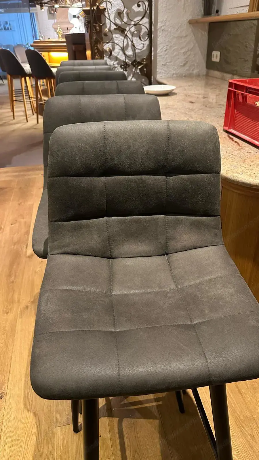 Barhocker grau schwarz Barhocker grau schwarz