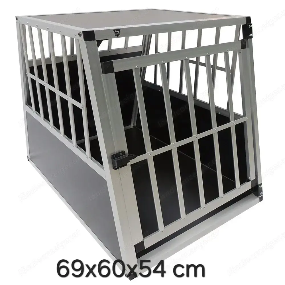 Hundetransportbox Alu Grösse M und XL
