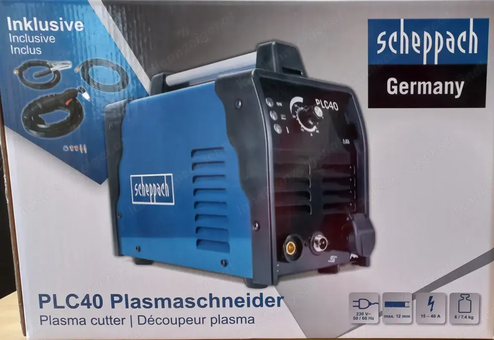 Plasmaschneider PLC40 Scheppach Plasmaschneider PLC40 Scheppach