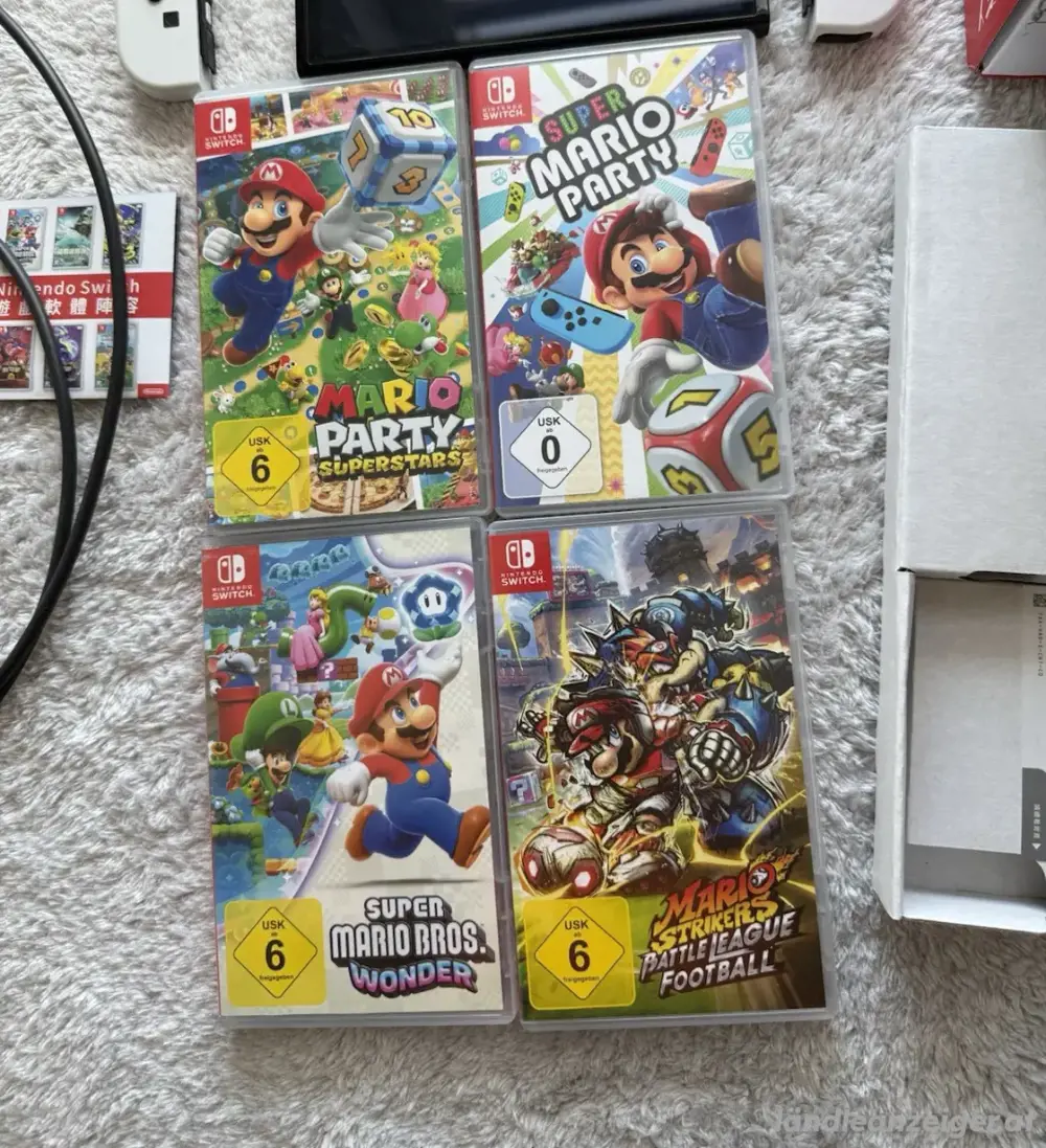 4 Nintendo Samlung videospiel : karten mit OVP 4 Nintendo Samlung videospiel : karten mit OVP