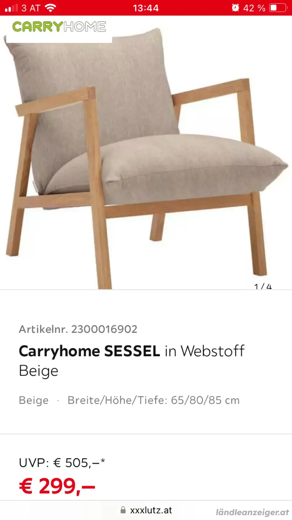 Sessel in beige weiß Sessel in beige weiß