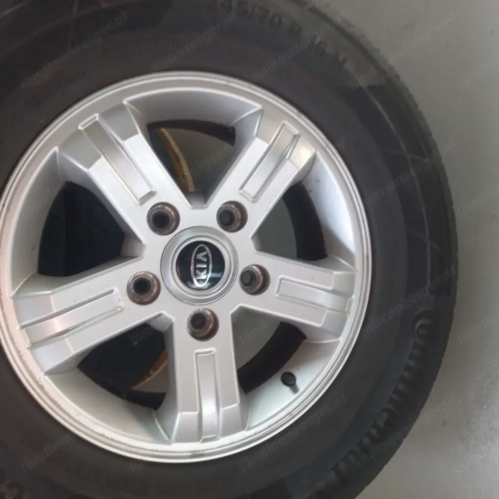 Verkaufe 4 Stk. Aluräder für KIA Sorento 1 Verkaufe 4 Stk. Aluräder für KIA Sorento 1