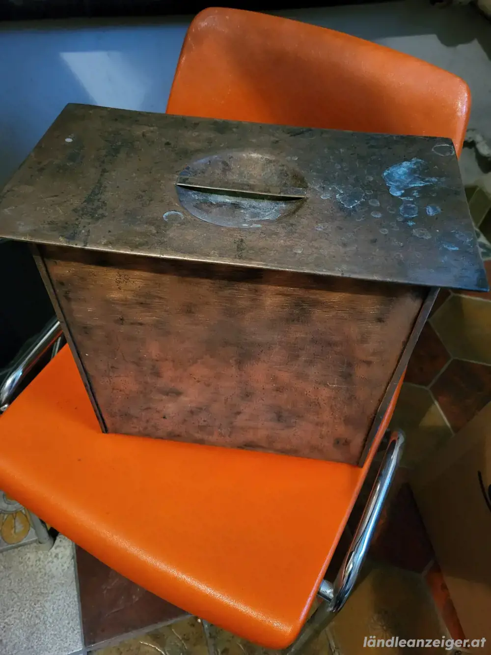 Wasserschiff aus Kupfer Wasserschiff aus Kupfer