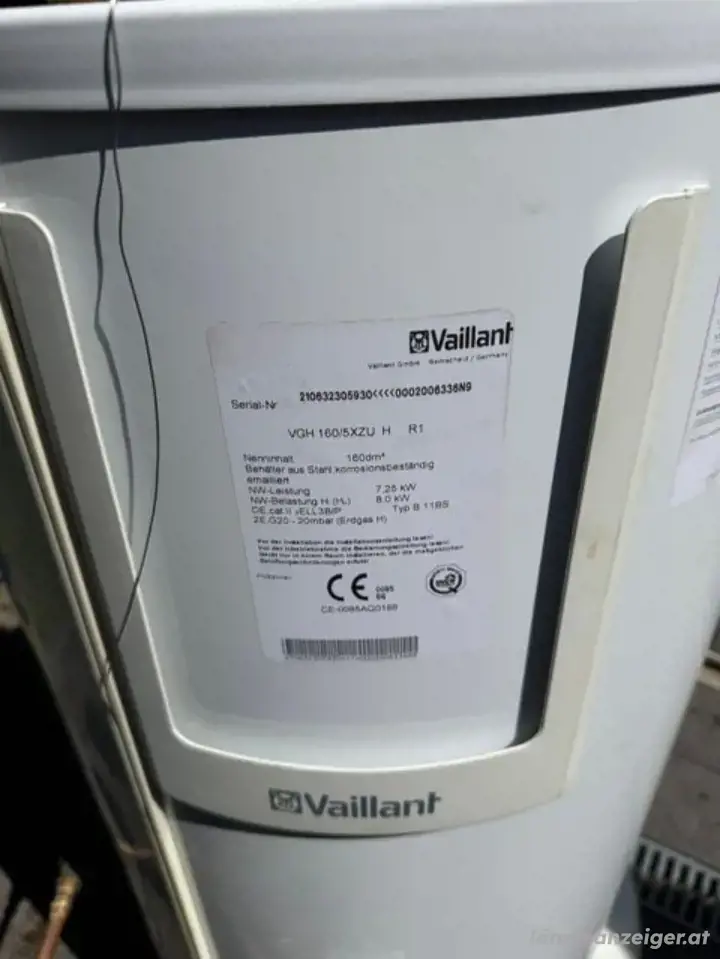 Direkt beheizbarer Warmwasserspeicher Vaillant Direkt beheizbarer Warmwasserspeicher Vaillant