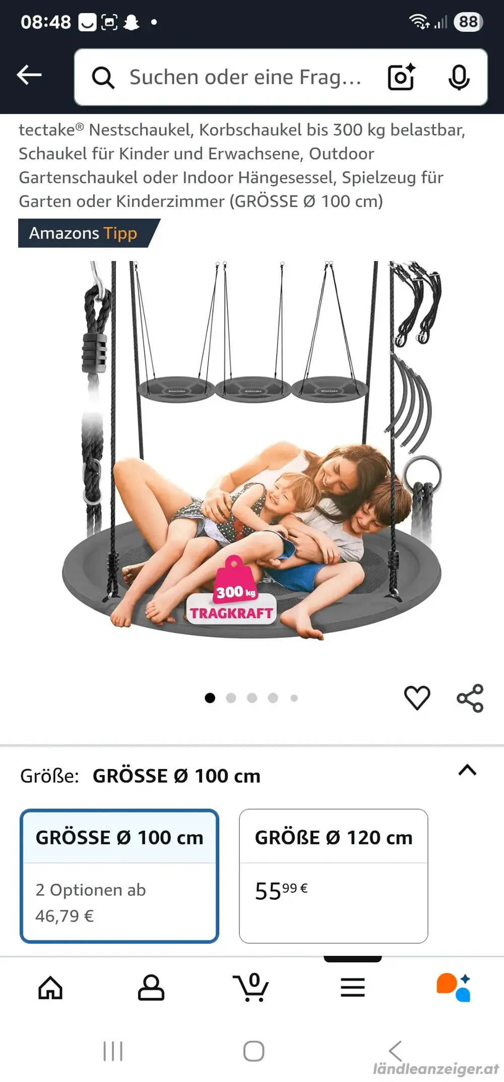 Nestschaukel 1m Nestschaukel 1m