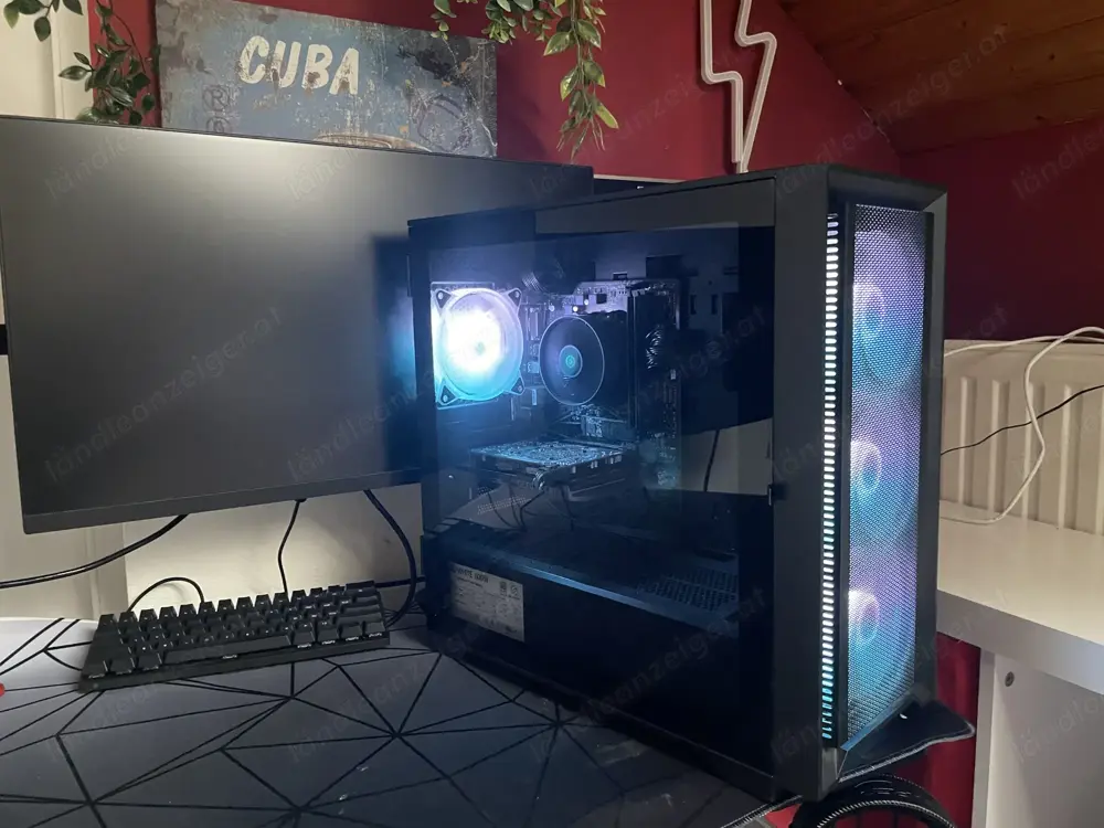 Gaming Pc Nvidia RTX 4060 Ryzen 5 5500 16GB DDR4 (nur der Pc ist zu verkaufen) Gaming Pc Nvidia RTX 4060 Ryzen 5 5500 16GB DDR4 (nur der Pc ist zu verkaufen)