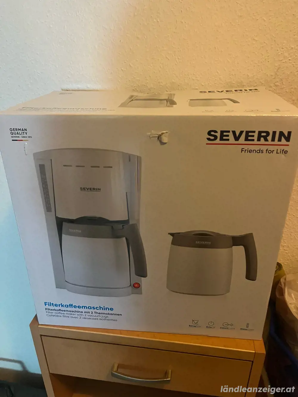 NEUE Severin Kaffeemaschine inkl. 2.Thermo