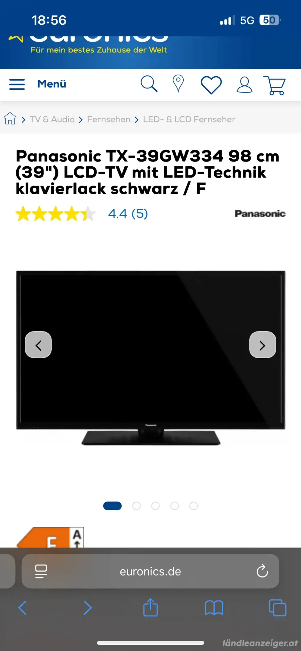 Panasonic LED TV TX-39GW334 in 39 Zoll (Kein Smart TV) Panasonic LED TV TX-39GW334 in 39 Zoll (Kein Smart TV)