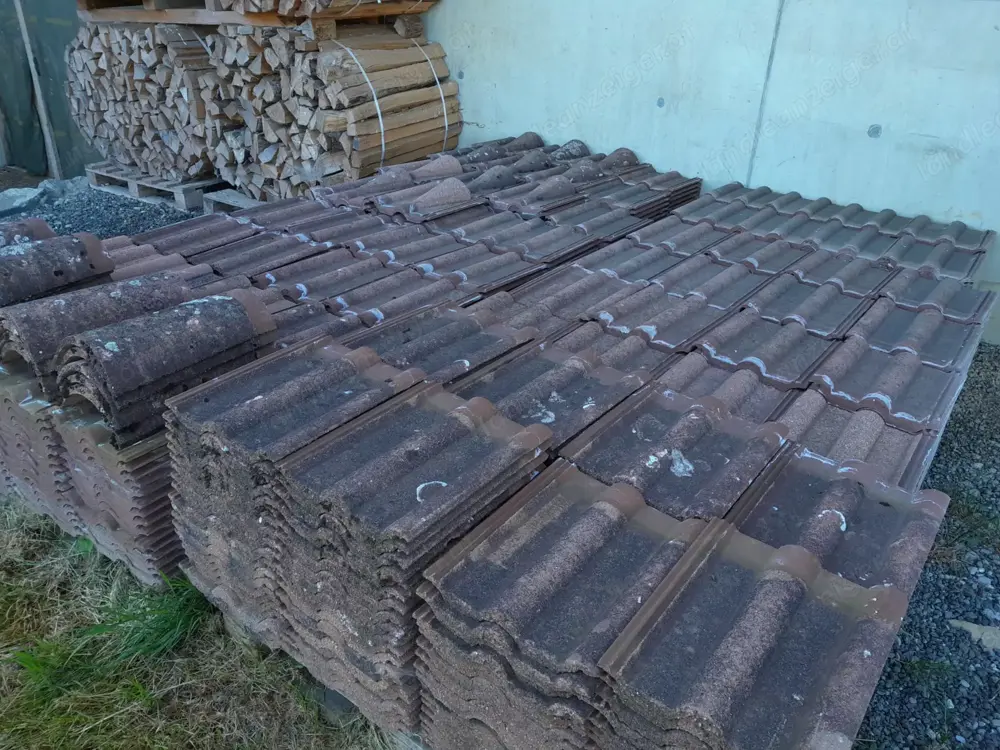Dachziegel Braas, Frankfurter Pfanne, rotbraun ca. 1000 Stück Dachziegel Braas, Frankfurter Pfanne, rotbraun ca. 1000 Stück