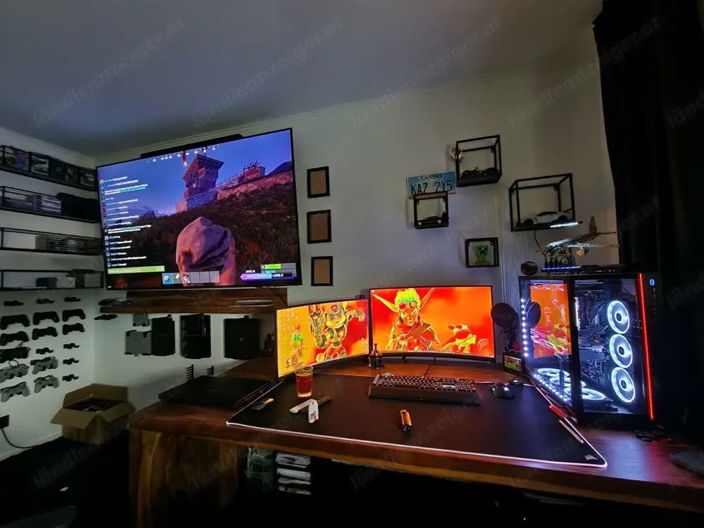 Pc Mit 2 Monitore Highend Gaming Pc Mit 2 Monitore Highend Gaming
