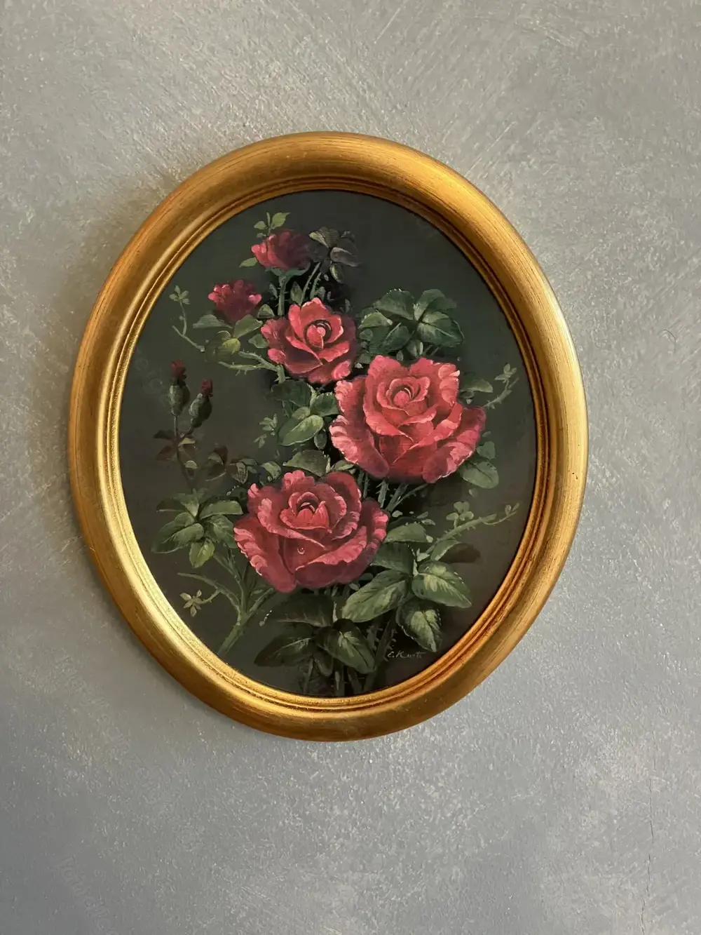 2 Gemälde "Romantische Rosenträume" nach Eduard Kurti 2 Gemälde "Romantische Rosenträume" nach Eduard Kurti