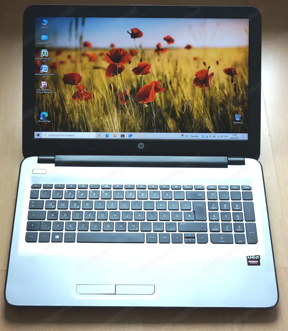 HP 15-ba098ng; 15,6 Zoll Laptop