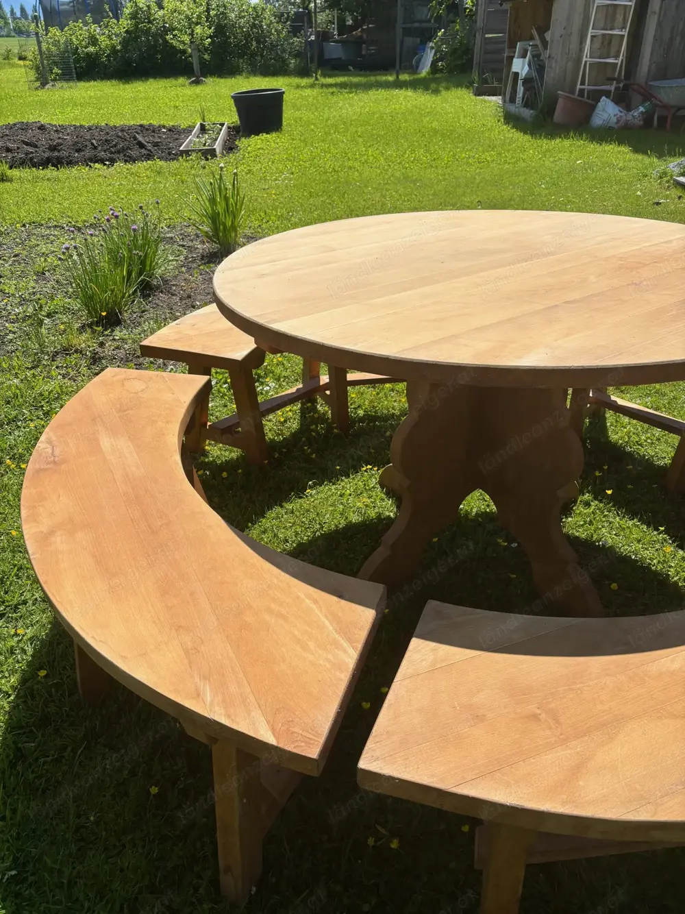 5-teilige Garten-Sitzgarnitur Buche 5-teilige Garten-Sitzgarnitur Buche