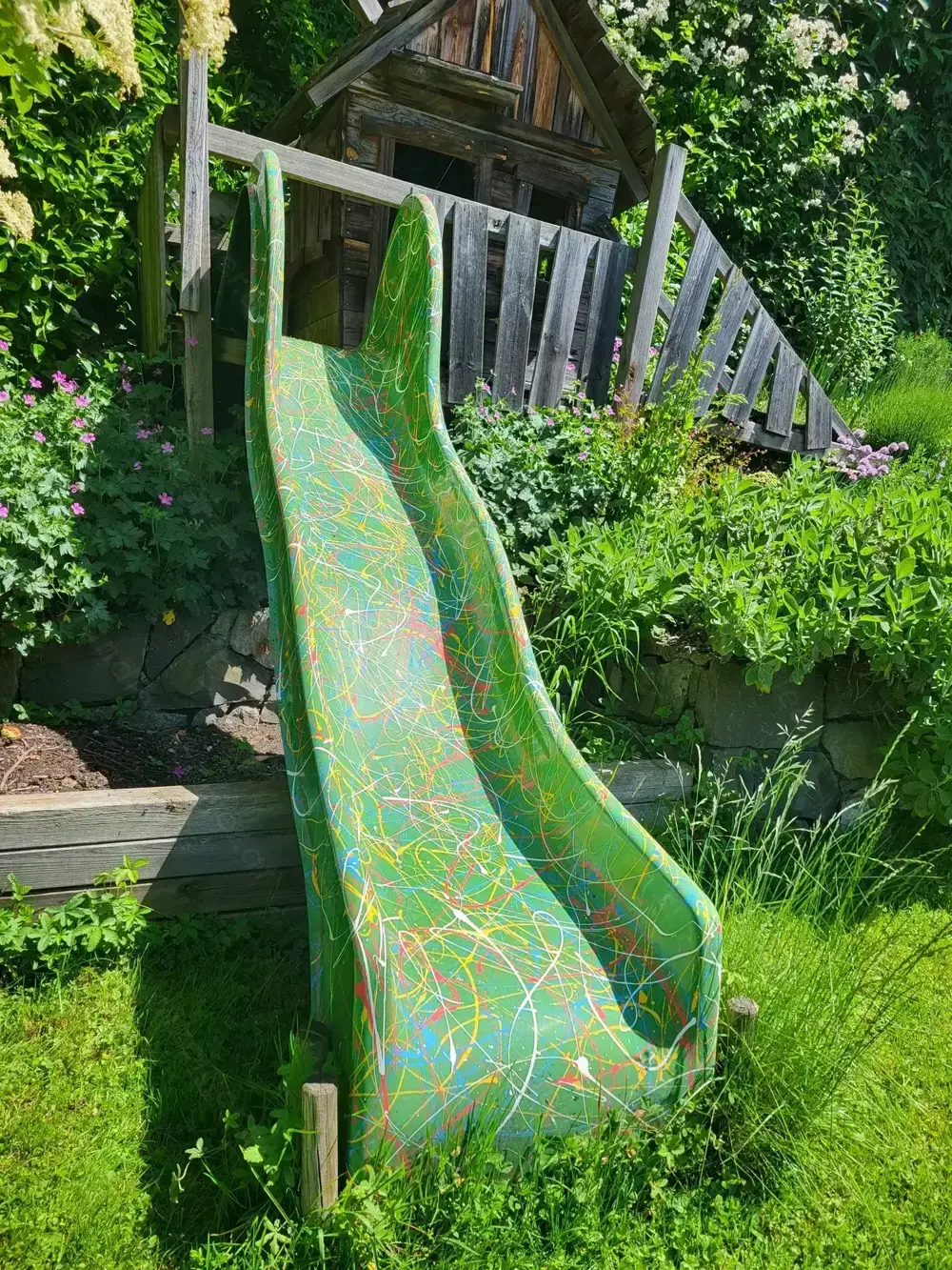 Rutschbahn 290cm, grün, 1 Welle (Horner, Lauterach) Rutschbahn 290cm, grün, 1 Welle (Horner, Lauterach)