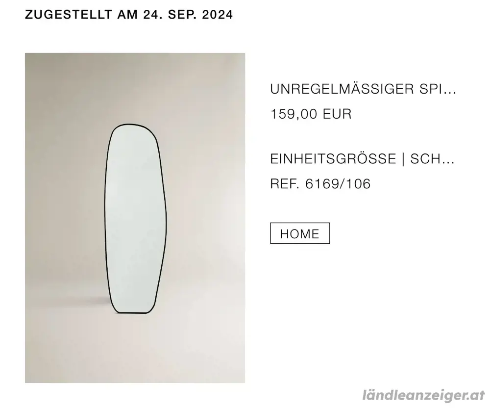 Spiegel von Zara Spiegel von Zara